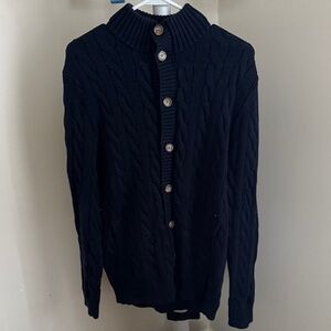 Brooks Brothers Navy Supima Cotton Knit